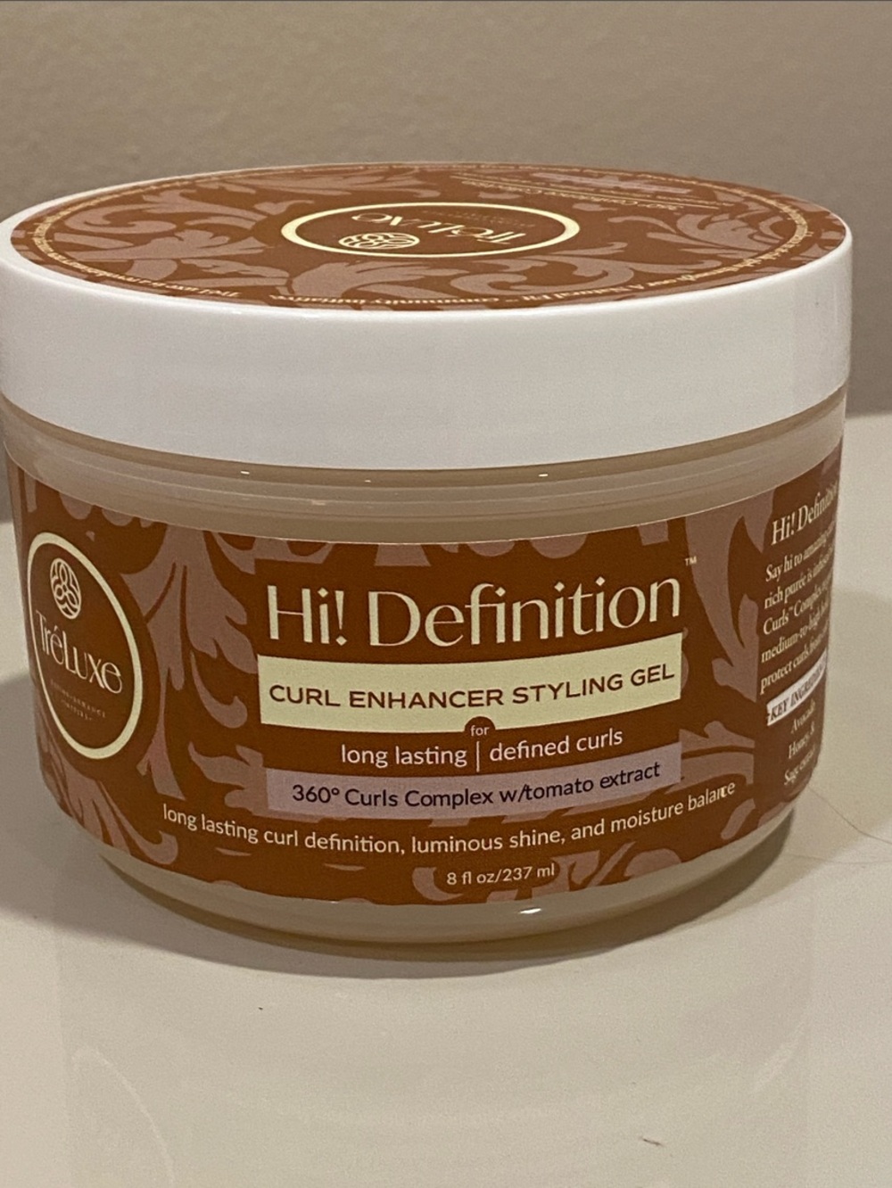 TreLuxe Hi! Definition Curl Enhancer Styling Gel